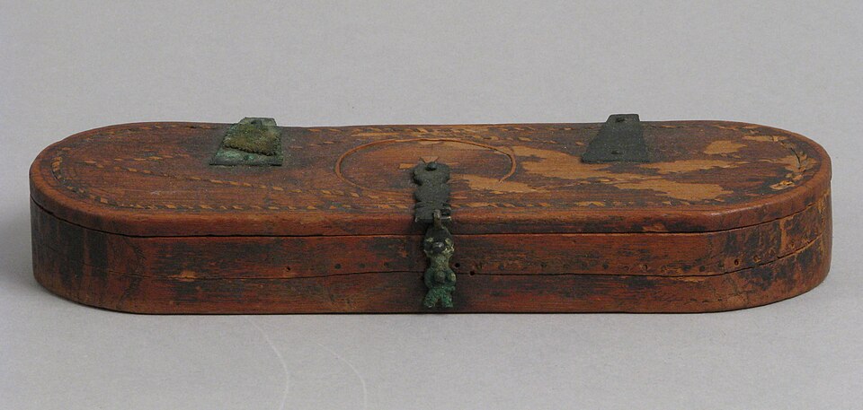 
Coptic; Box with balance scale; Woodwork-Miscellany